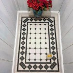 White Octagon with Black dot - Victorian Floor Tiles